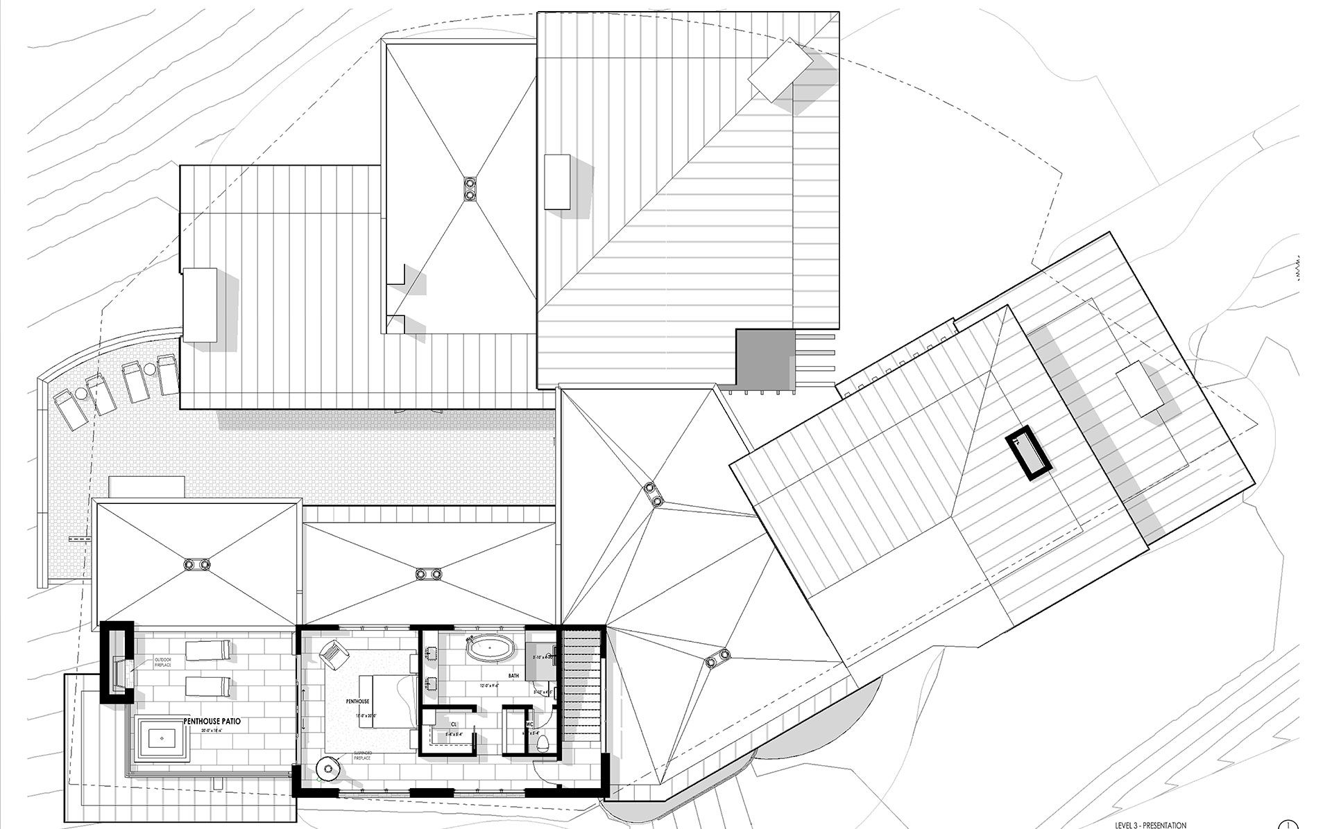 Bald Eagle 21 Floor Plan Penthouse Level