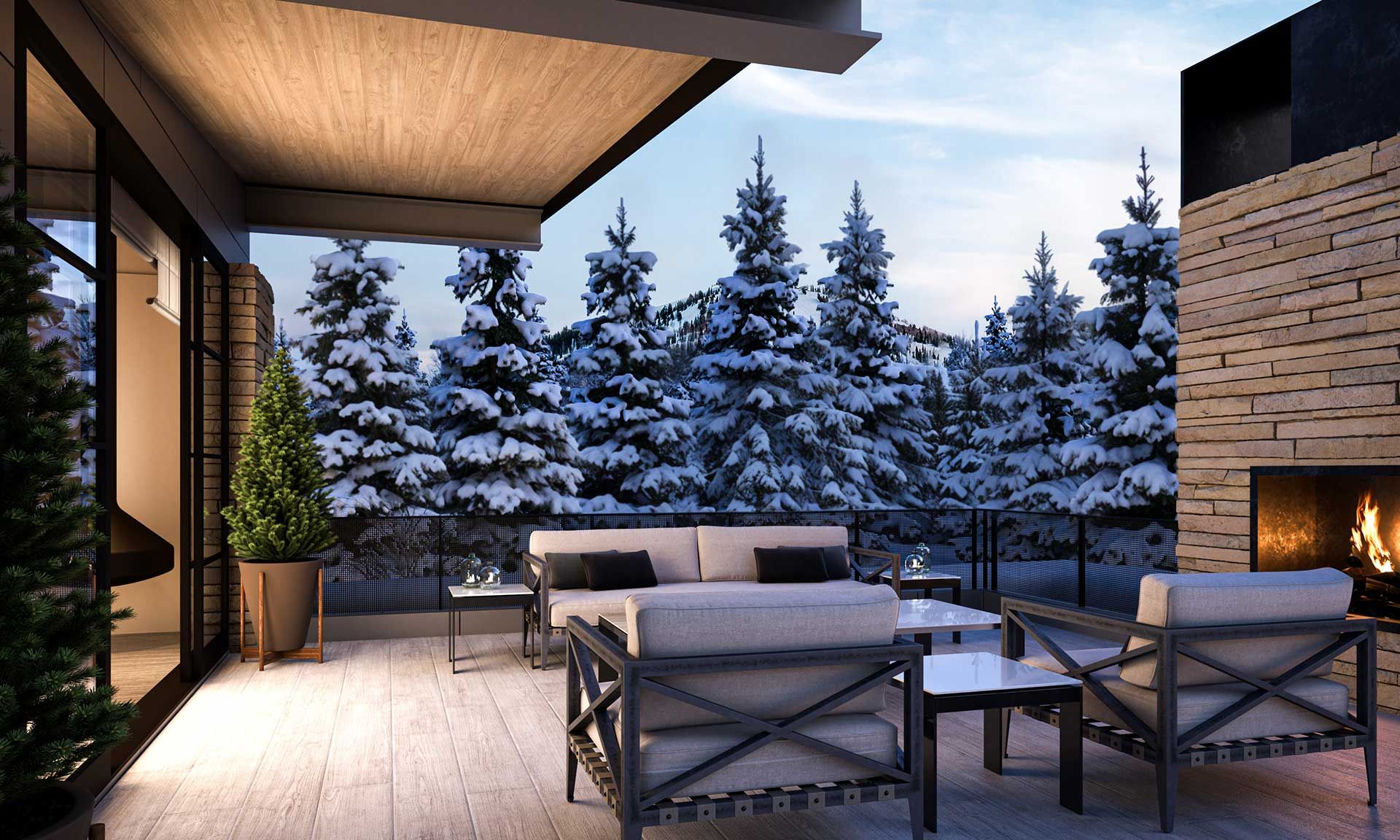 Penthouse Bedroom/Outdoor Patio